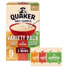 Quaker Oat So Simple Variety 297g 9 Sachets
