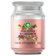 Airwick Jar Candle Pink Pepper and Cardamom 480g