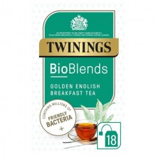 Twinings Bioblends Golden English Breakfast Tea with Friendly Bacteria 18 per pack