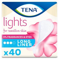 Lights by TENA Long Incontinence Liners 40 per pack