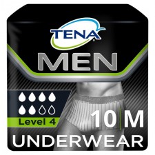 Tena for Men Premium Fit Incontinence Pants Medium 10 per pack