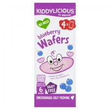 Kiddylicious Mini Blueberry Wafers 4 x 4g