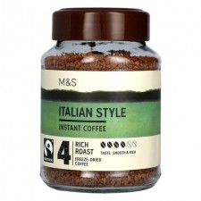 Marks and Spencer Coffee Rich Italian 100g Instant Fairtrade