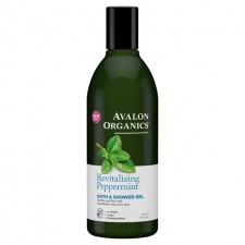 Avalon Organic Peppermint Bath and Shower Gel Vegan 355ml