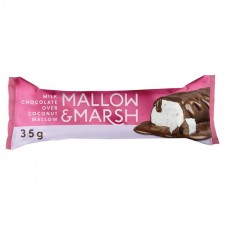 Mallow and Marsh Coconut and Milk Chocolate Marshmallow Bar 35g
