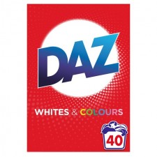 Daz Whites and Colours Powder 2.6Kg 40 Wash