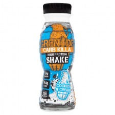 Retail Pack Grenade Carb Killa Cookies and Cream Protein Milkshake 8 x 330ml