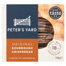 Peters Yard Sourdough Crispbread Original 140g
