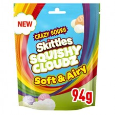 Skittles Squishy Cloudz Crazy Sours Sweet 94g Bag