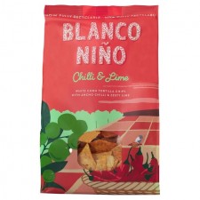 Blanco Nino Chilli and Lime White Corn Tortilla Chips 170g