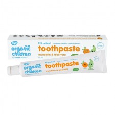 Green People Organic Children Toothpaste Mandarin and Aloe Vera with Fluoride 50ml