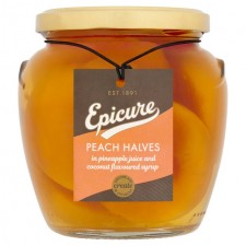 Epicure Peach Halves in Pineapple and Coconut Syrup 550g