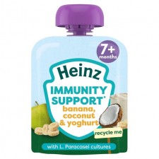 Heinz Immunity Support Banana Coconut and Yoghurt 85g pouch