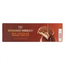 Marks and Spencer Extremely Chocolatey Milk Chocolate Orange Biscuits 230g