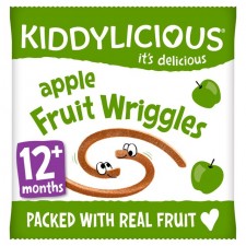 Kiddylicious Apple Fruit Wriggles 12g 12 Months