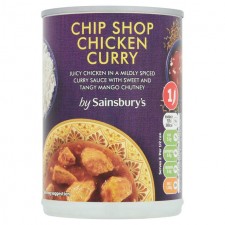 Sainsburys Chip Shop Chicken Curry Mild 400g Can
