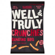 Well And Truly Crunchies Banging BBQ Share Bag 100g
