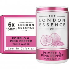The London Essence Co. Pomelo and Pink Pepper Tonic Water  6 x 150ml Cans