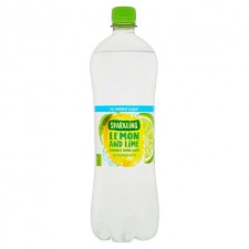 Sainsburys Sparkling Lemon and Lime Flavoured Water No Added Sugar 1L Bottle