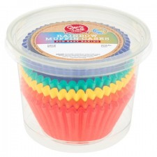 Create A Cake Rainbow Muffin Cases 100 Pack