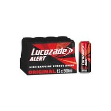 Lucozade Alert Original Energy Drink Multipack 12 x 500ml