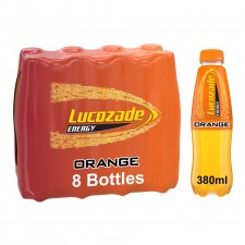 Lucozade Energy Orange 8 Pack 380ml