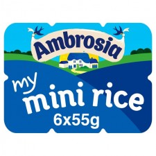 Ambrosia Rice Mini Pots 6 x 55g