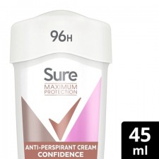 Sure Women Maximum Protection Confidence Deodorant Cream 45ml