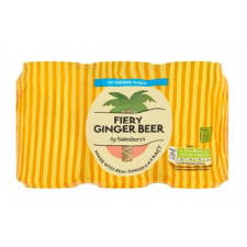 Sainsburys Diet Ginger Beer 6x330ml cans