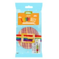 Asda Fizzy Rainbow Belts 40g
