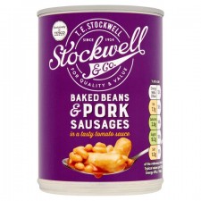 Stockwell and Co Baked Beans and Pork Sausages 405g