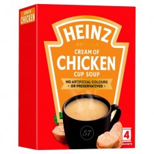Heinz Cream Of Chicken Cup Soup 4 Sachets