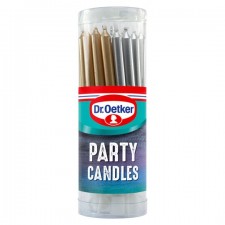 Dr Oetker Metallic Party Candles x 18
