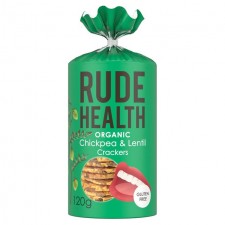 Rude Health Chickpea and Lentil Cracker 120g