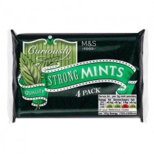Marks and Spencer Curiously Strong Mints 4 per pack