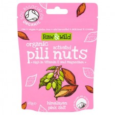 Raw and Wild Activated Pili Nuts Organic Himalayan Pink Salt  22g