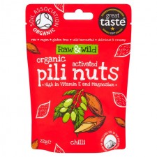 Raw and Wild Activated Pili Nuts Organic Chilli 22g