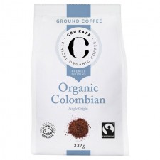 CRU Kafe Organic Fairtrade Colombian Ground Coffee 227g