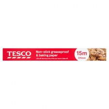 Tesco Non Sticking Greaseproof and Baking Paper 370mm x 15m