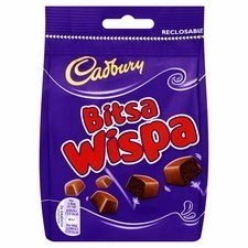 Retail Pack Cadbury Bitsa Wispa Chocolate Bag 10 x 95g