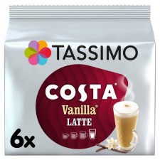 Tassimo Costa Vanilla Latte Coffee 6 Pods