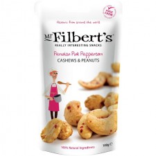 Mr Filberts Peruvian Pink Peppercorn Cashews and Peanuts 100g
