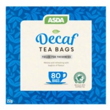 Asda Decaf 80 Tea Bags