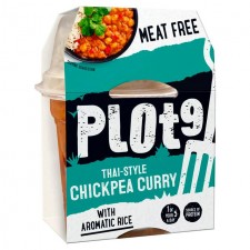 Plot9 Thai Style Chickpea Curry with Aromatic Rice 260g