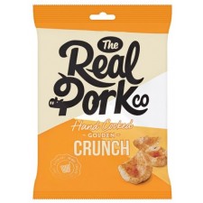 Retail Pack The Real Pork Co Hand Cooked Golden Crunch Pork Rind 10 x 30g