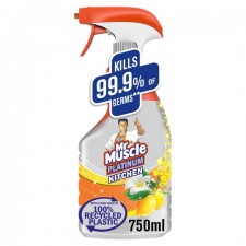 Mr Muscle Platinum Kitchen Spray Citrus 750ml