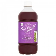 Stockwell and Co Double Strength Apple and Blackcurrant Squash No Added Sugar 750ml