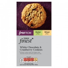 Tesco Finest Free From White Chocolate and Cranberry Cookies 150g