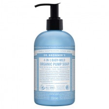 Dr Bronners Unscented Organic Baby Sugar Pump Soap 355ml