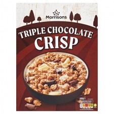 Morrisons Triple Chocolate Crisp Clusters 500g
